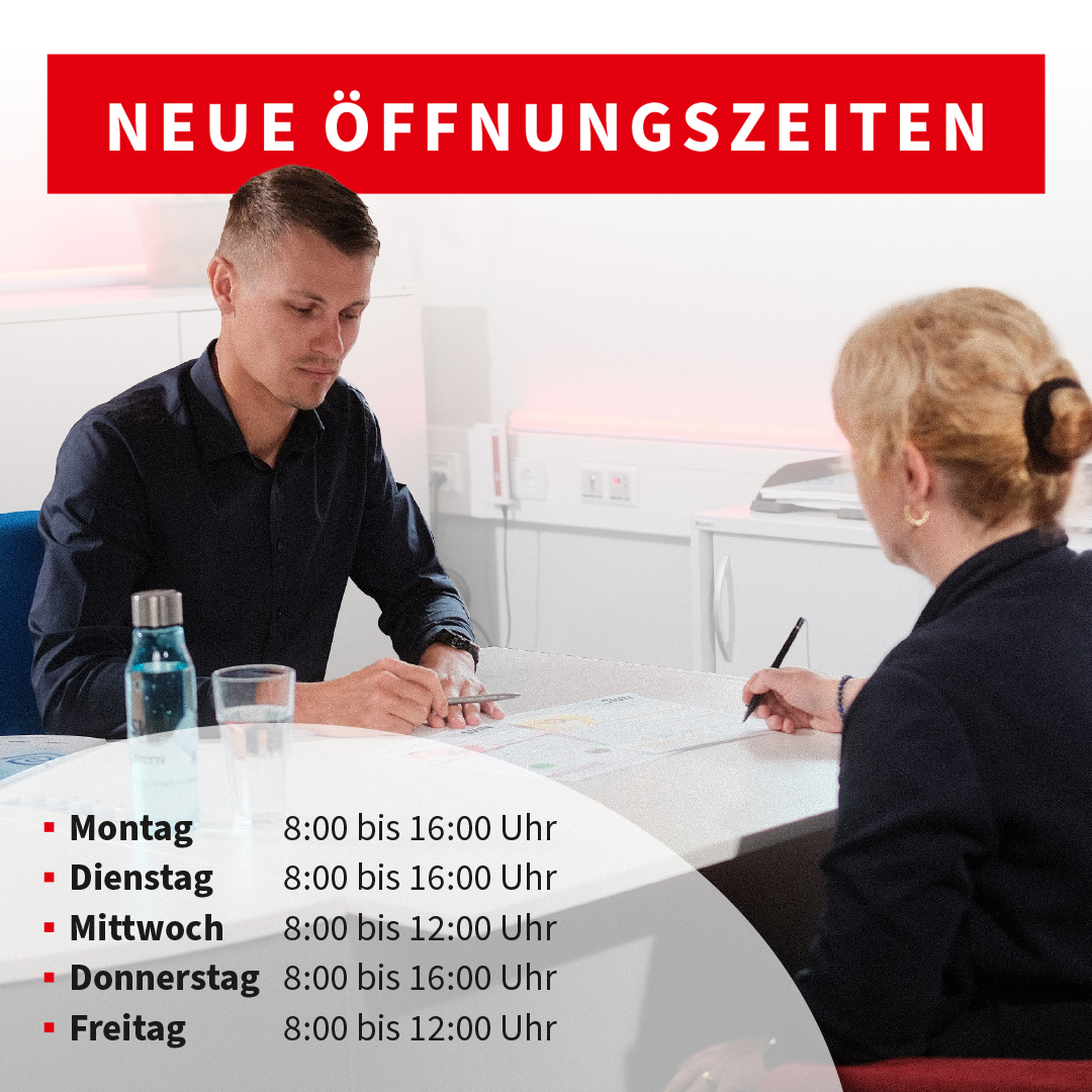 Neue Öffnungszeiten